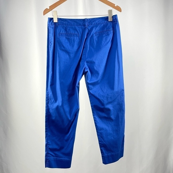 Vineyard Vines Cotton Blend Cropped Pant in Blue Size 8 - Picture 2 of 4